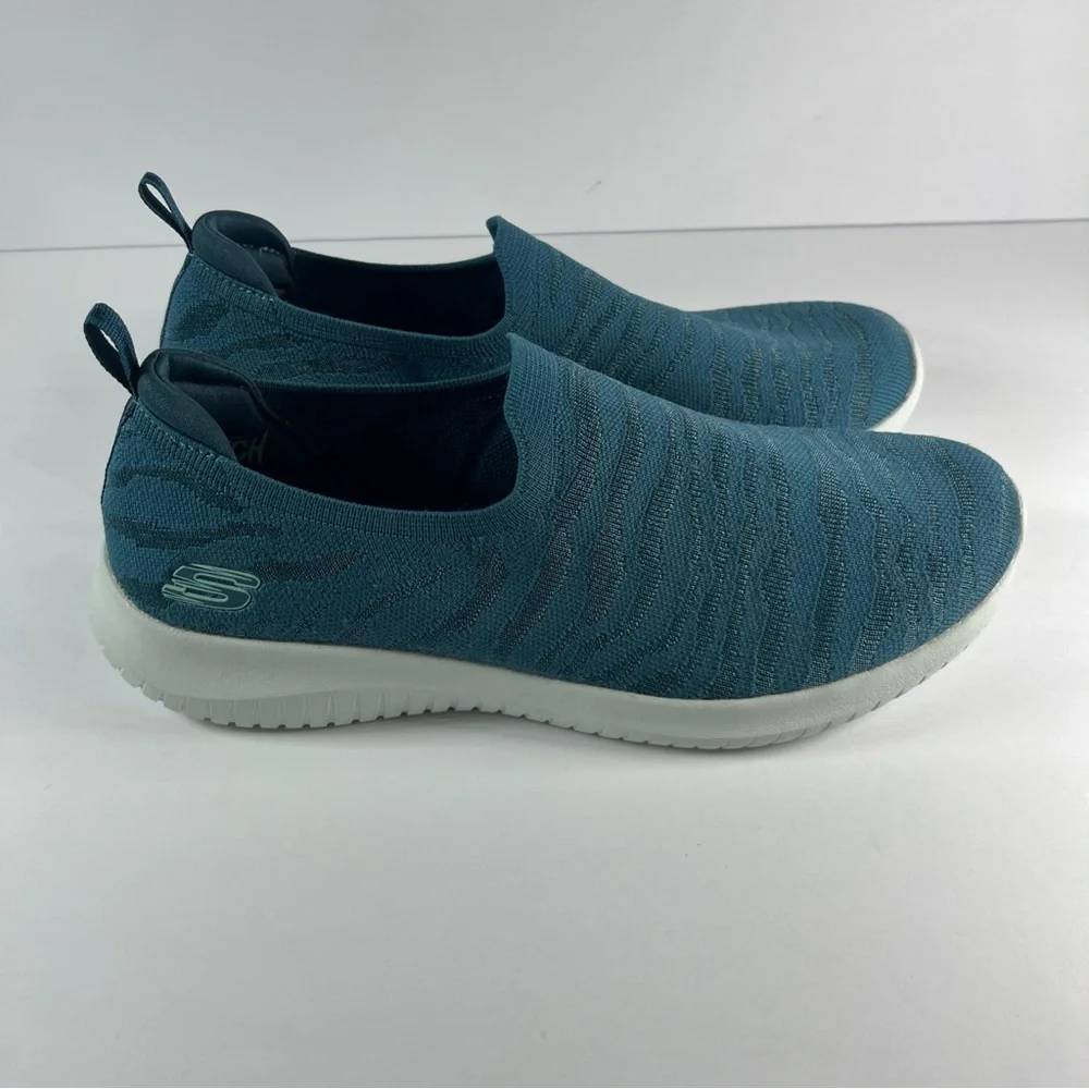 Teal Slip-On Sneakers - Picture 8 of 10